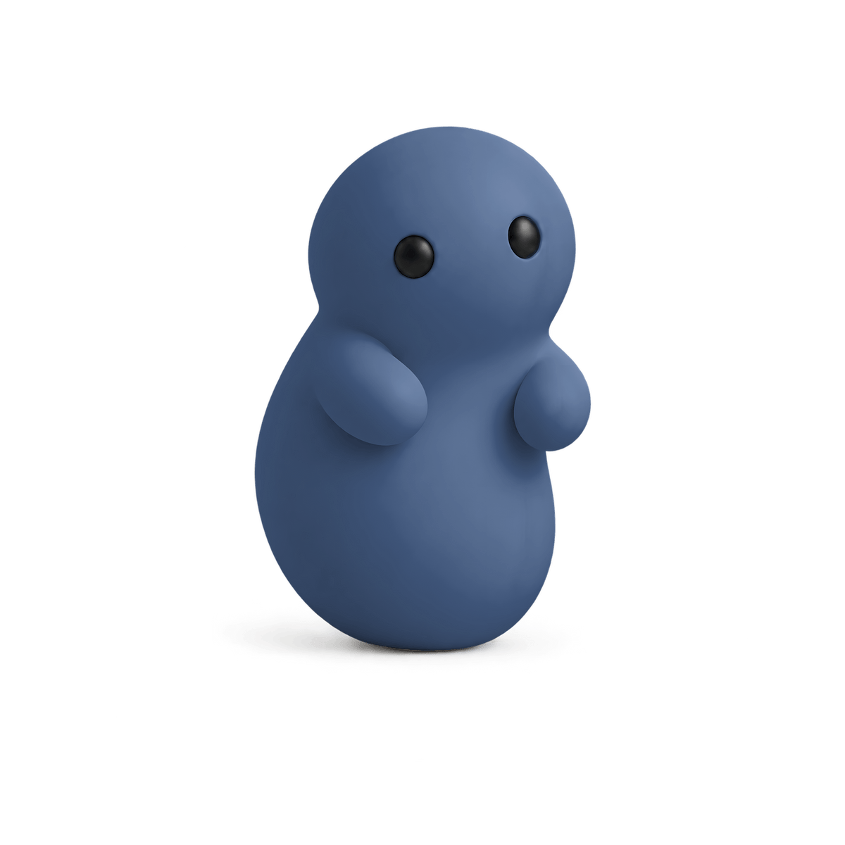 Corbie Series 01 in Tide, a matte vinyl Corbie standing on its own.
