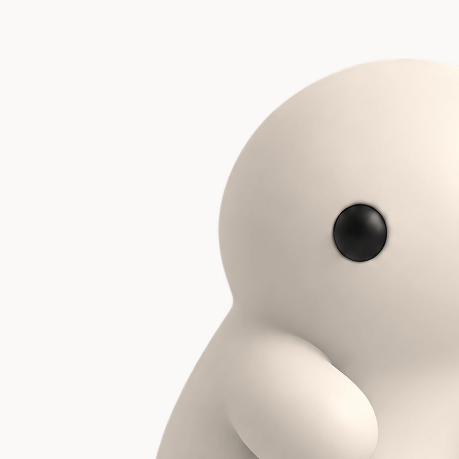 A Bone Corbie, cropped close on one eye.