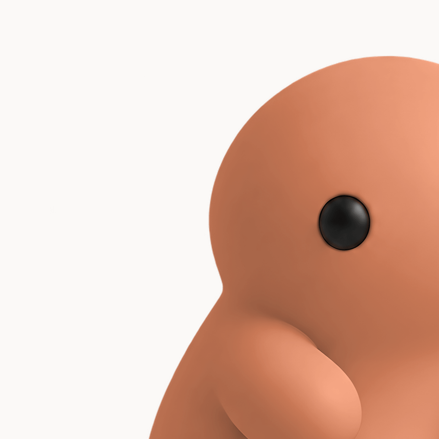 A Clay Corbie, cropped close on one eye.